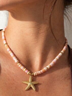 Seaside Charm Starfish Bead Necklace